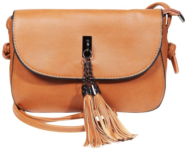 Damen Handtasche aus Lederimitat, Maße: 22,5 x 14 x 7 cm