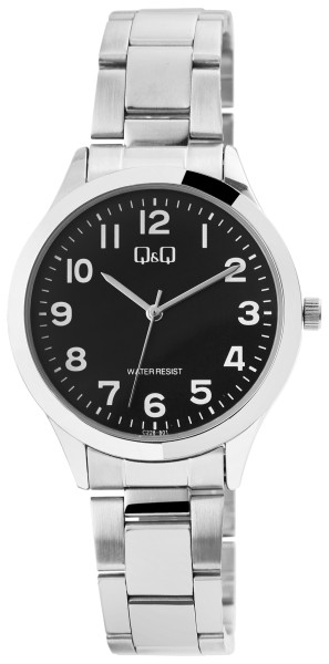 Q&Q Herrenuhr mit Edelstahlarmband, 3 bar