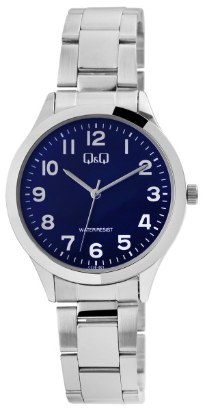 Q&Q Herrenuhr mit Edelstahlarmband, 3 bar