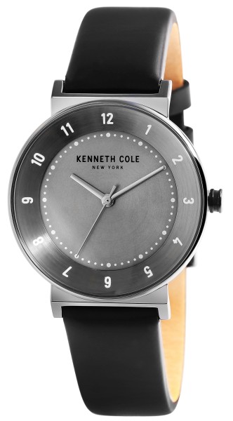 Kenneth Cole Herrenarmbanduhr, schwarz/anthrazitfarben