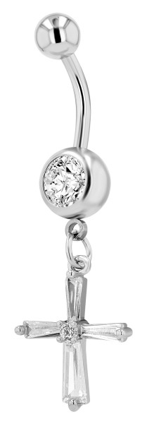 Edelstahl-Messing Bauchnabelpiercing,