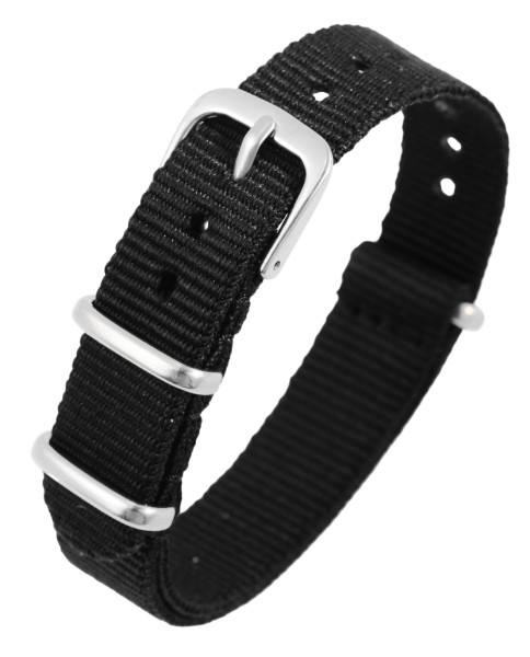 Uhrenarmband aus Nylon in 14 mm, 16 mm, 18 mm, 20 mm und 22 mm Anstoßbreite