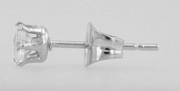 Akzent Ohrstecker "Pryn" mit Zirkonia, Ø 4 mm, silber- oder goldfarben